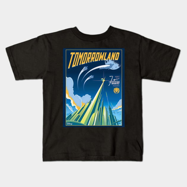 tomorrowland Kids T-Shirt by Akeli